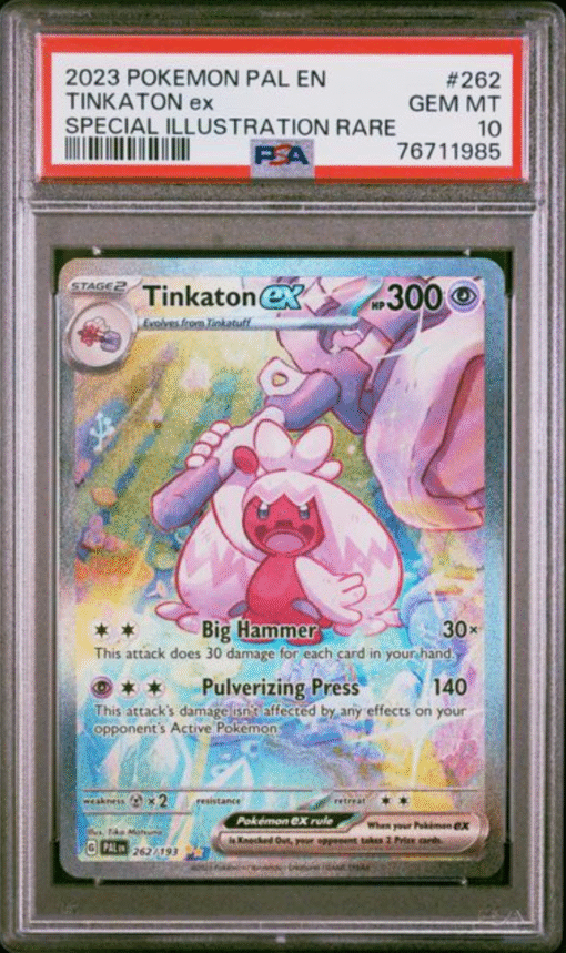 2023 Pokemon Paldea Evolved #262 Tinkaton Ex Special Illustration Rare PSA 10
